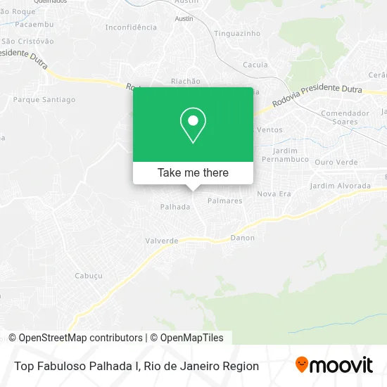 Top Fabuloso  Palhada I map
