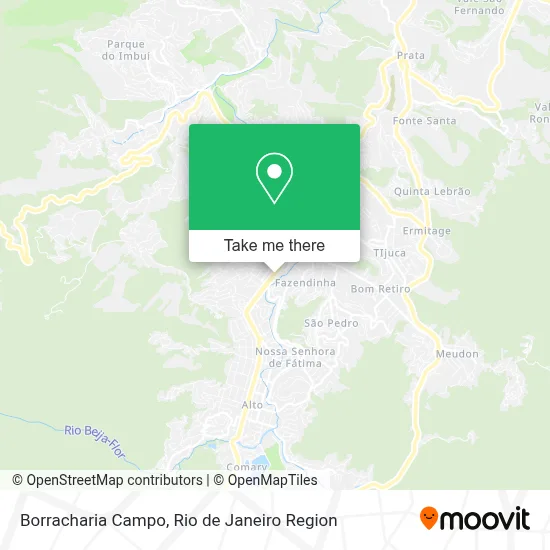 Borracharia Campo map