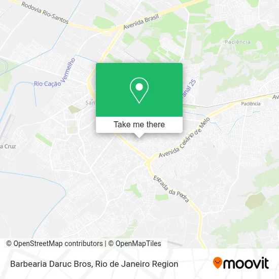 Barbearia Daruc Bros map