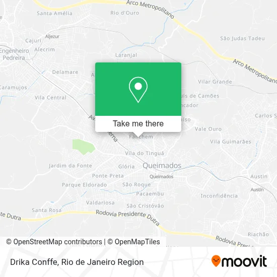 Drika Conffe map