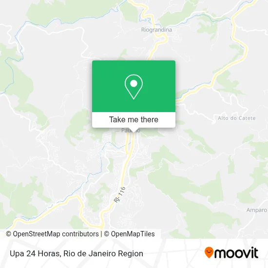 Upa 24 Horas map
