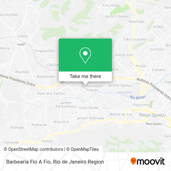 Barbearia Fio A Fio map
