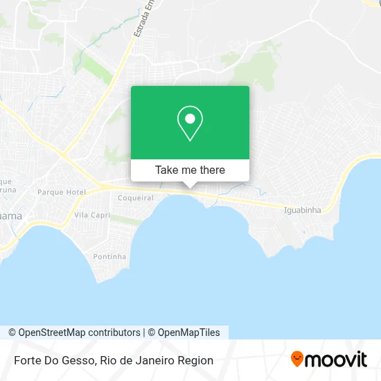 Forte Do Gesso map
