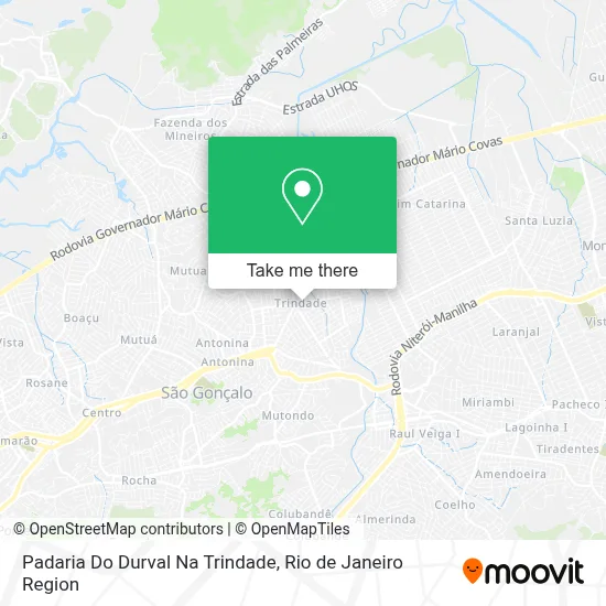 Padaria Do Durval Na Trindade map