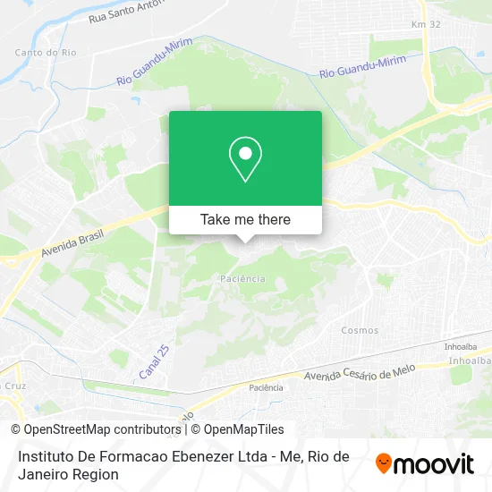 Instituto De Formacao Ebenezer Ltda - Me map