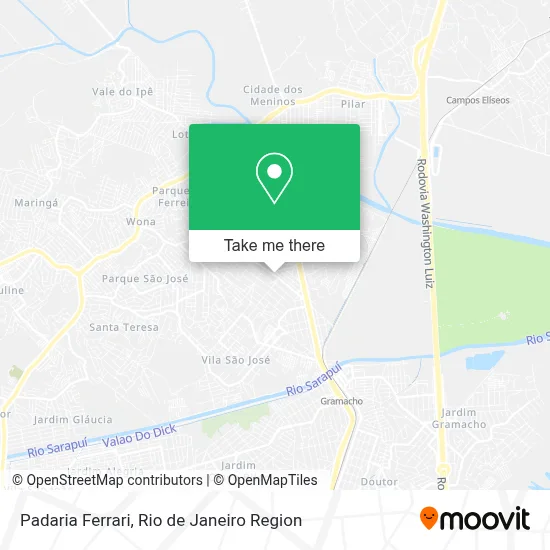 Padaria Ferrari map