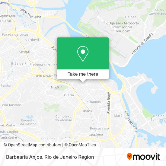 Barbearia Anjos map
