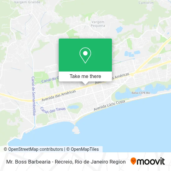 Mr. Boss Barbearia - Recreio map