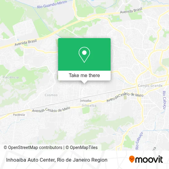 Inhoaiba Auto Center map