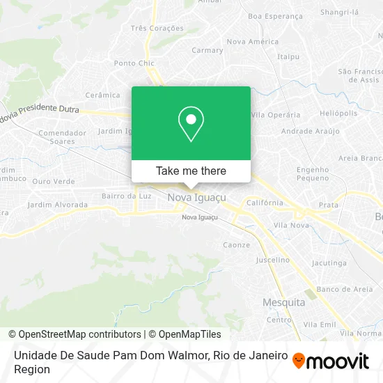 Unidade De Saude Pam Dom Walmor map
