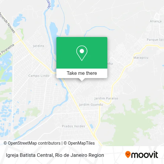 Igreja Batista Central map