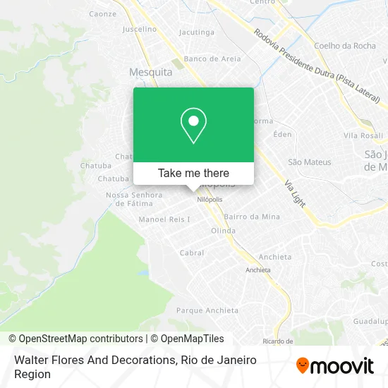 Walter Flores And Decorations map