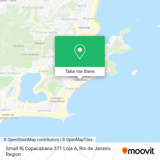 Small Rj Copacabana 371 Loja A map