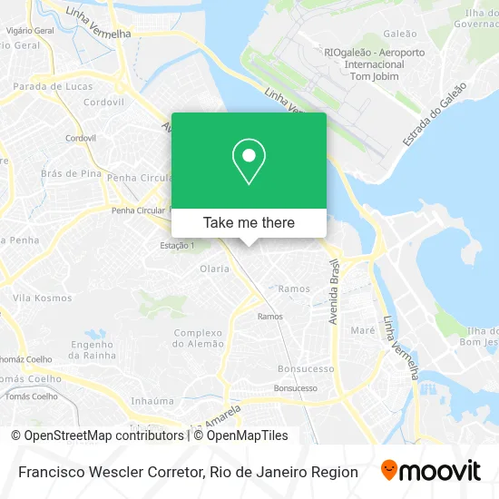 Francisco Wescler Corretor map