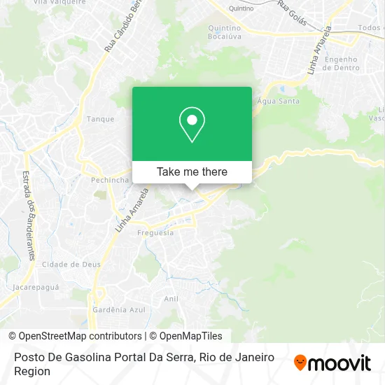 Posto De Gasolina Portal Da Serra map