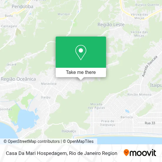 Casa Da Mari Hospedagem map
