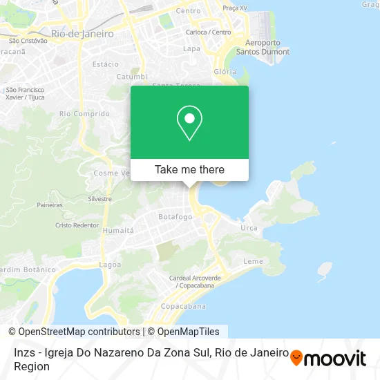 Inzs - Igreja Do Nazareno Da Zona Sul map