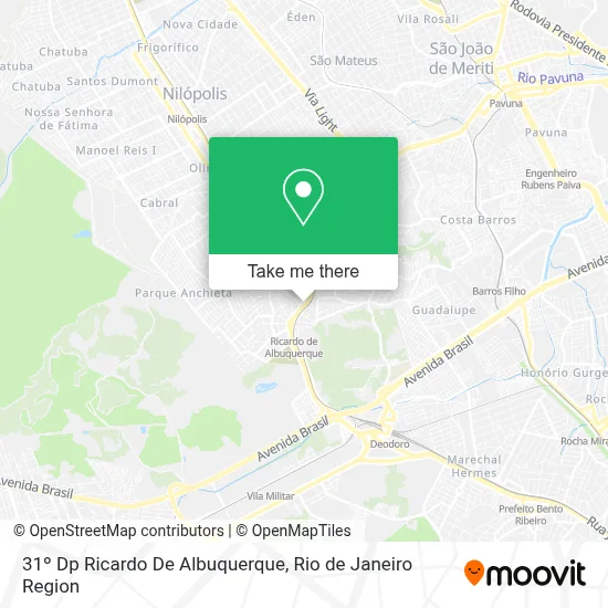 31º Dp Ricardo De Albuquerque map