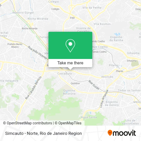 Simcauto - Norte map