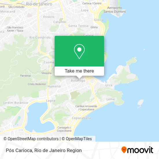 Pós Carioca map