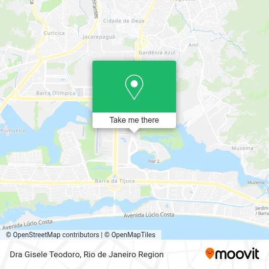 Dra Gisele Teodoro map