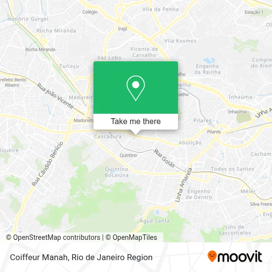 Coiffeur Manah map