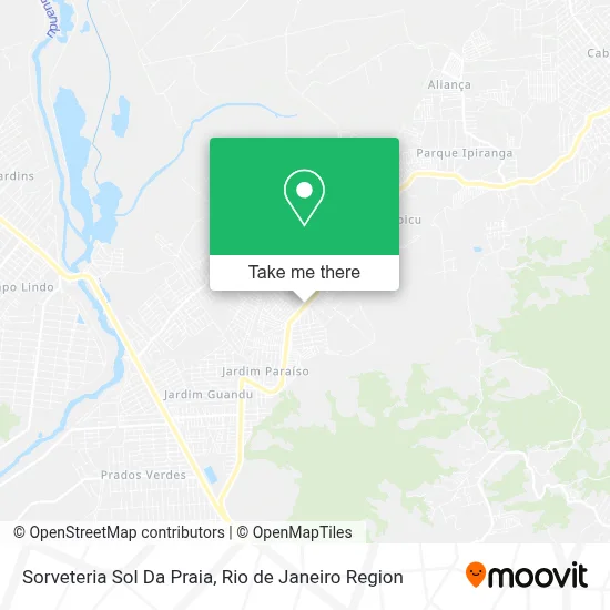 Sorveteria Sol Da Praia map