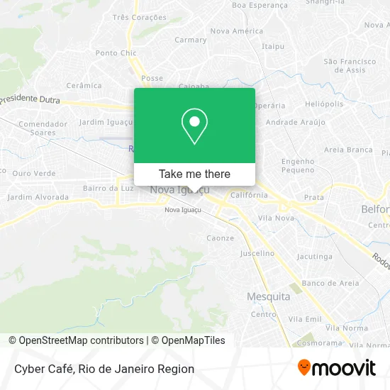 Cyber Café map