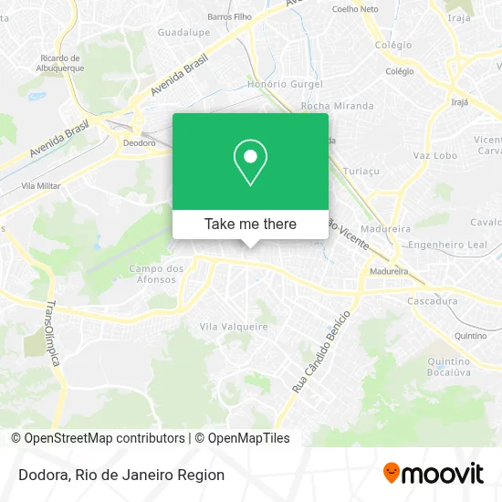 Dodora map
