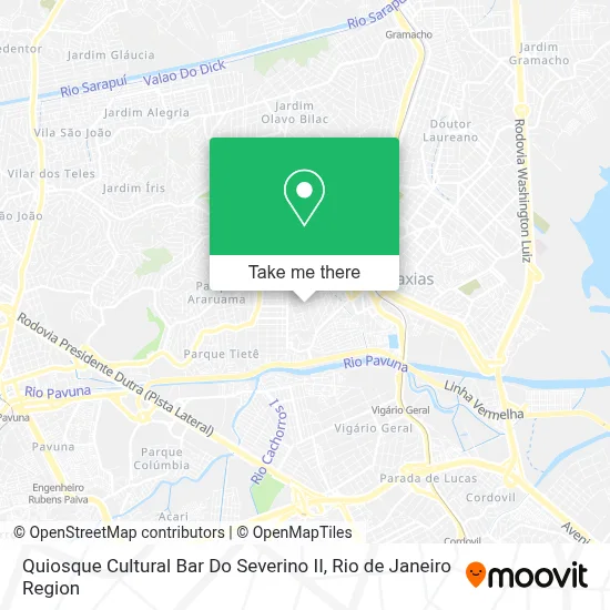 Quiosque Cultural Bar Do Severino II map