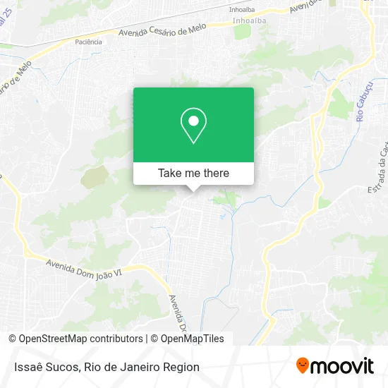 Issaê Sucos map