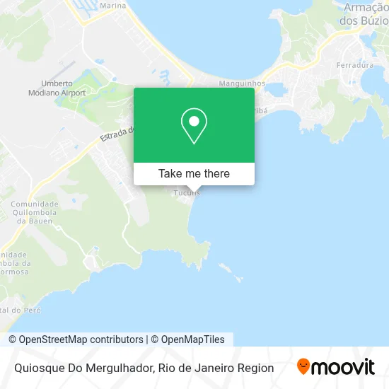 Quiosque Do Mergulhador map