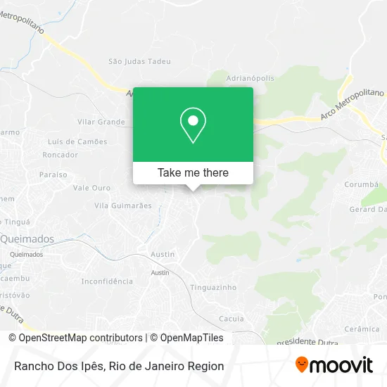 Rancho Dos Ipês map