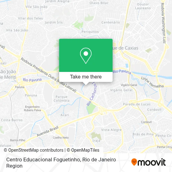 Centro Educacional Foguetinho map