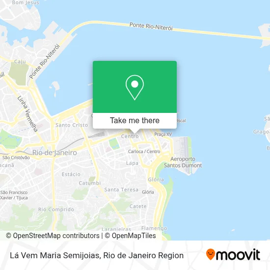 Lá Vem Maria Semijoias map