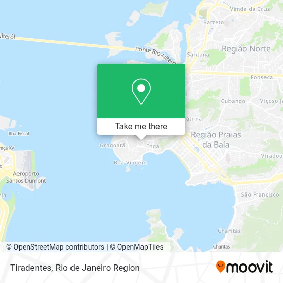 Tiradentes map