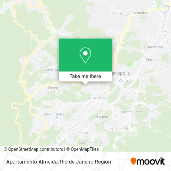 Apartamento Almeida map