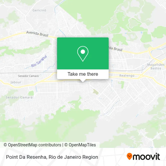 Point Da Resenha map