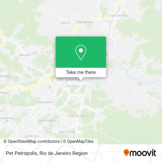 Pet Petropolis map