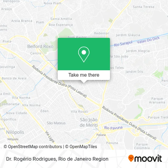 Dr. Rogério Rodrigues map