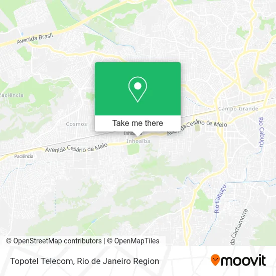 Topotel Telecom map