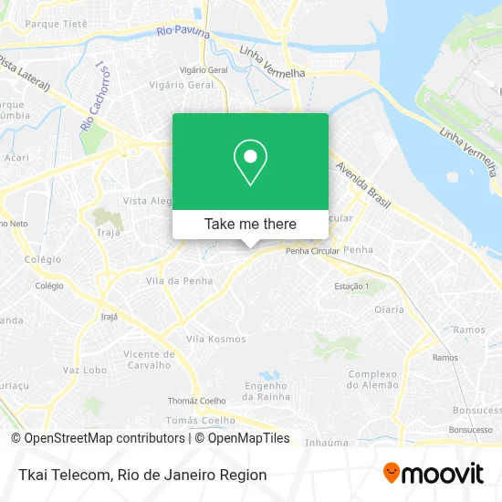 Tkai Telecom map