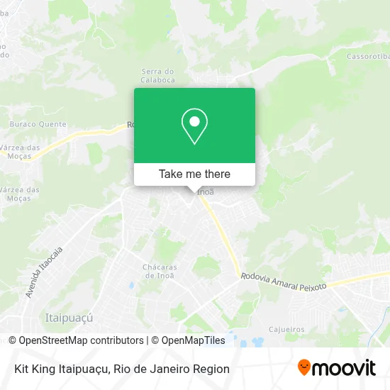 Kit King Itaipuaçu map