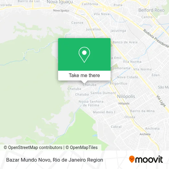 Bazar Mundo Novo map
