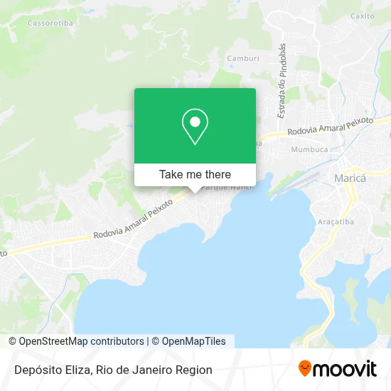 Depósito Eliza map