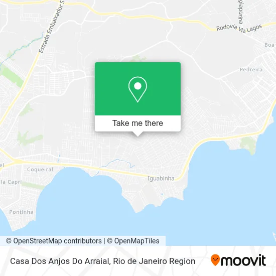 Casa Dos Anjos Do Arraial map