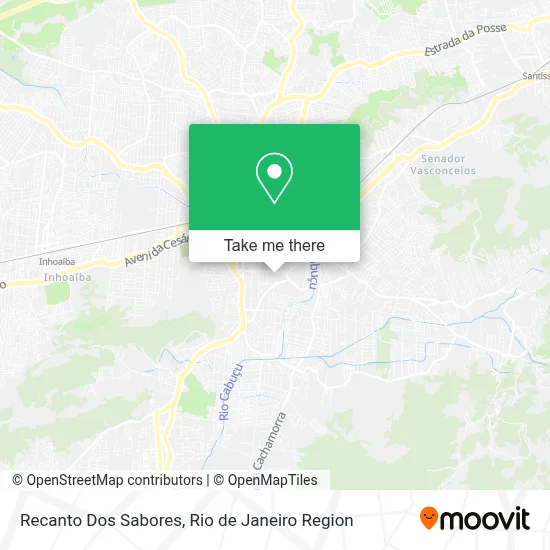 Recanto Dos Sabores map