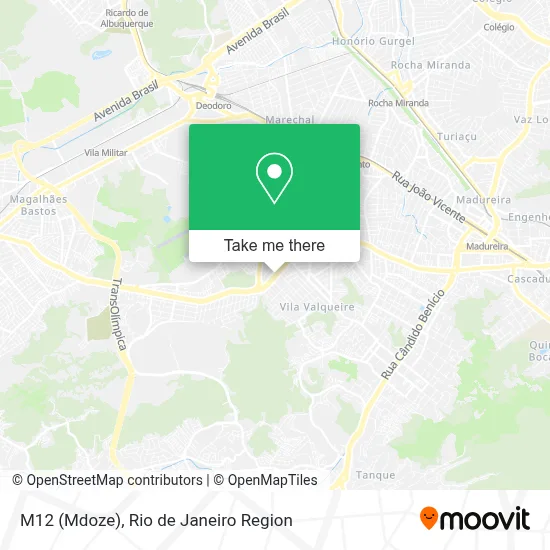 M12 (Mdoze) map