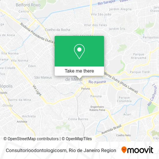 Consultorioodontologicosm map