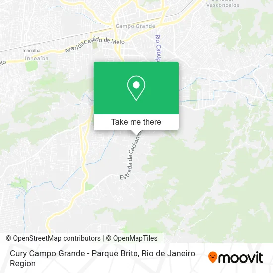Cury Campo Grande - Parque Brito map